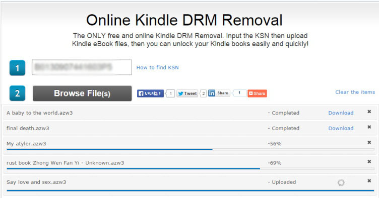 Remove drm from books